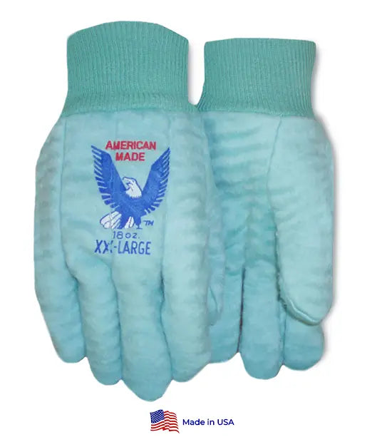 Eagle Green Heavy-Nap Double Palm Gloves