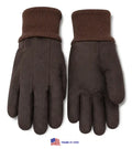 13 oz. Brown Jersey Work Gloves