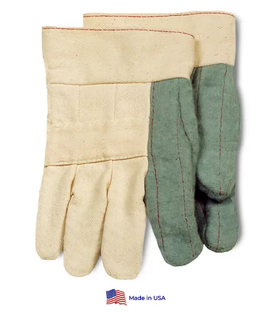 30 oz. Green Double-Woven Hot Mill Gloves
